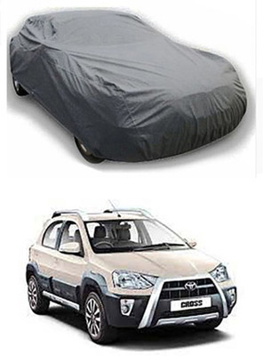Auto Age Car Cover For Toyota Etios Cross (Without Mirror Pockets)(Grey)
