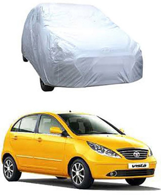 ZTech Car Cover For Tata Vista Tech (Without Mirror Pockets)(Silver)