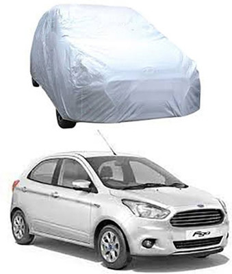 Auto Age Car Cover For Ford Figo (Without Mirror Pockets)(Silver)