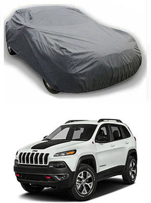Auto Age Car Cover For Jeep Universal For Car (Without Mirror Pockets)(Grey)