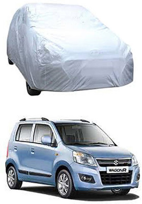 Auto Age Car Cover For Maruti Suzuki Wagon R 1.0 (Without Mirror Pockets)(Silver)