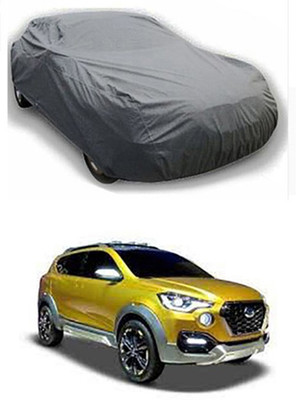 Auto Age Car Cover For Datsun Universal For Car (Without Mirror Pockets)(Grey)