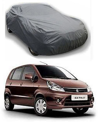 Auto Age Car Cover For Maruti Suzuki Zen Estilo (Without Mirror Pockets)(Grey)