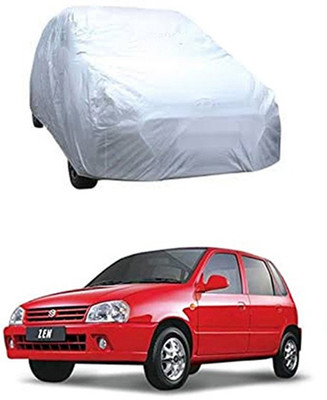 Auto Age Car Cover For Maruti Suzuki Zen (Without Mirror Pockets)(Silver)