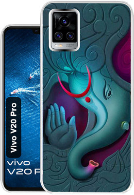 Case Club Back Cover for Vivo V20 Pro(Green, Grip Case, Silicon, Pack of: 1)