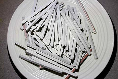 Bizmen Slate Pencils Eating or Using Quality Slate Pencils-Pack of 1 KG WRITING CHALK(120 Sticks)
