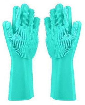 kemangi Blue Silicon Kitchen Linen Set(Pack of 1)