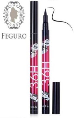 FEGURO 36H waterproof Eyeliner Pack of 2 3 g(Black)