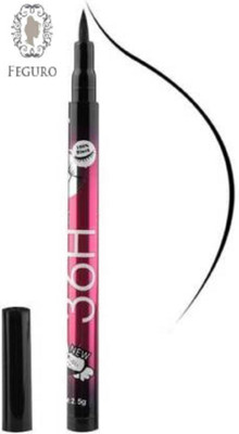 FEGURO 36H waterproof Eyeliner Pack of 1 2.5 g(black)