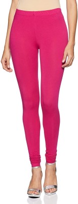 daily daily Churidar  Western Wear Legging(Pink, Solid)