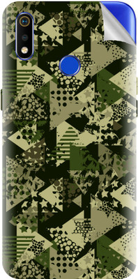 Snooky Realme 3 Mobile Skin(Green)