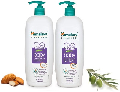 HIMALAYA Baby Lotion With Almond Oil & Olive Oil (Clinically Tested) 400ml X 2(800 ml)
