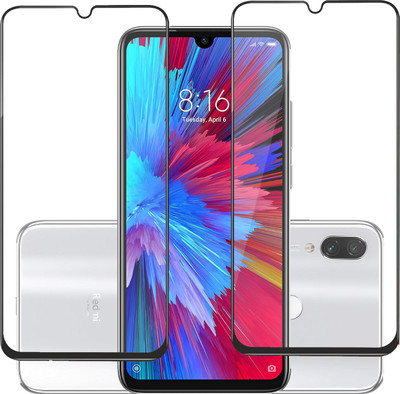 MobileBukket Edge To Edge Tempered Glass for Mi Redmi Note 7S(Pack of 2)