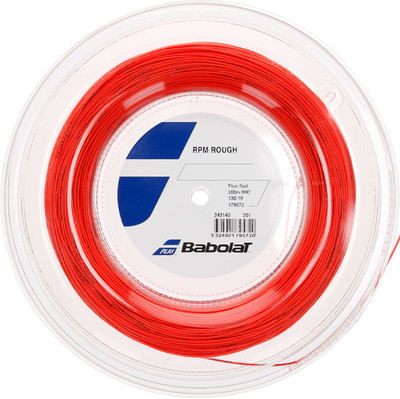 BABOLAT RPM ROUGH 200M 1.3 Tennis String - 200 m(Red)