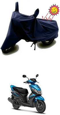 Auto Age Two Wheeler Cover for Yamaha(Ray Z, Blue)