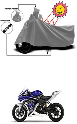 ZTech Two Wheeler Cover for Yamaha(YZF R25, Grey)