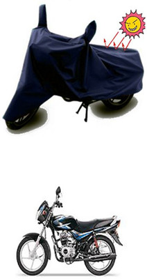 Auto Age Two Wheeler Cover for Bajaj(CT100, Blue)