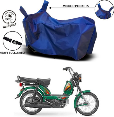 ANTHUB Waterproof Two Wheeler Cover for TVS(Heavy Duty Super XL, Blue)