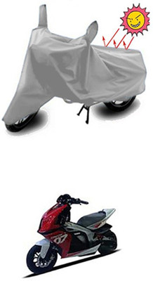 ZTech Two Wheeler Cover for TVS(Silver)