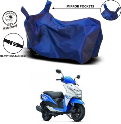 SEBONGO Waterproof Two Wheeler Cover for Honda(Dio, Blue)