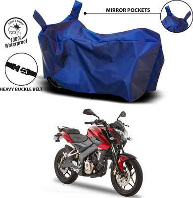 ANTHUB Waterproof Two Wheeler Cover for Bajaj(Pulsar 180 DTS-i, Blue)