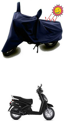 Auto Age Two Wheeler Cover for Mahindra(Blue)