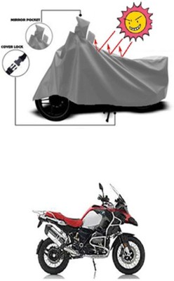 Auto Age Two Wheeler Cover for BMW(R 1200 GS, Grey)