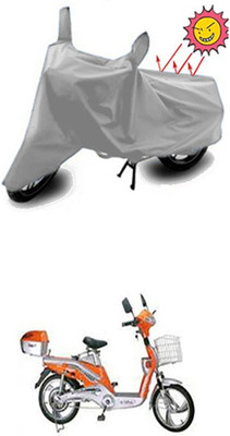 Auto Age Two Wheeler Cover for Avon(Silver)
