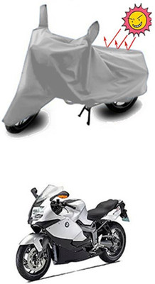 Auto Age Two Wheeler Cover for BMW(Silver)