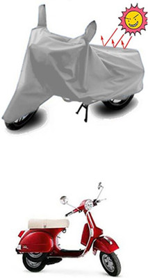 Auto Age Two Wheeler Cover for LML(Silver)