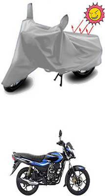 ZTech Two Wheeler Cover for Bajaj(Platina 100 DTS-i, Silver)