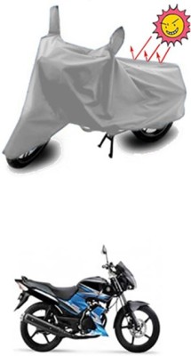 Auto Age Two Wheeler Cover for Yamaha(SS 125, Silver)