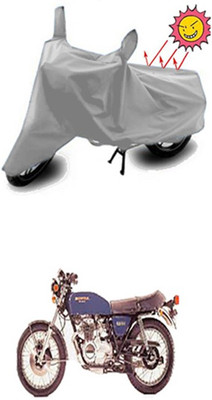 Auto Age Two Wheeler Cover for Honda(Silver)