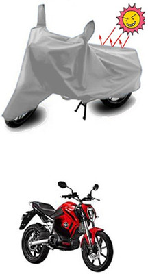 Auto Age Two Wheeler Cover for Revolt(Silver)