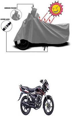 Auto Age Two Wheeler Cover for TVS(Phoenix 125, Grey)