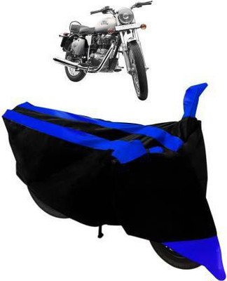 CIGATI Waterproof Two Wheeler Cover for Royal Enfield(Bullet 350, Blue)