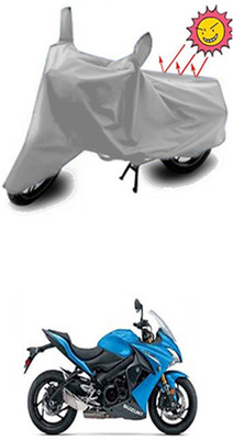 ZTech Two Wheeler Cover for Suzuki(Silver)