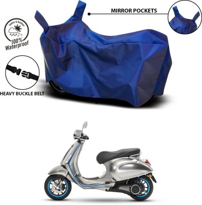 ANTHUB Waterproof Two Wheeler Cover for Vespa(Piaggio Vespa, Blue)