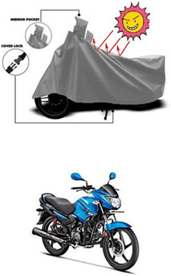 Auto Age Two Wheeler Cover for Hero(Grey)