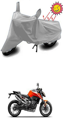 Auto Age Two Wheeler Cover for KTM(Silver)