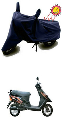 Auto Age Two Wheeler Cover for TVS(Blue)