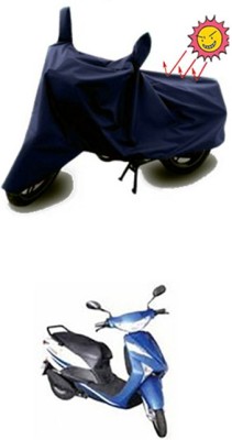 Auto Age Two Wheeler Cover for Indus(Yo Xplor, Blue)