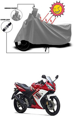 Auto Age Two Wheeler Cover for Yamaha(YZF R15 S, Grey)