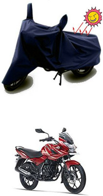 Auto Age Two Wheeler Cover for Bajaj(Blue)
