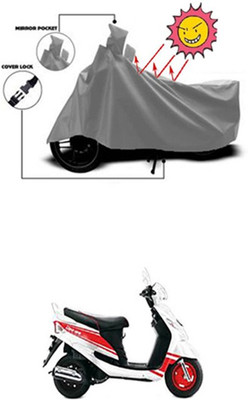 Auto Age Two Wheeler Cover for Mahindra(Grey)