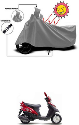 ZTech Two Wheeler Cover for Mahindra(Flyte, Grey)