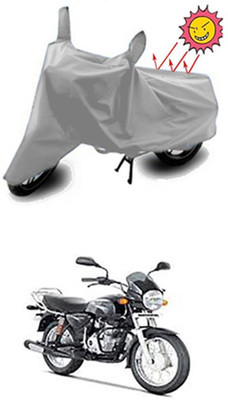 Auto Age Two Wheeler Cover for Bajaj(Silver)