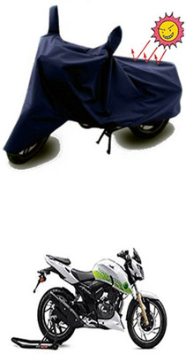 Auto Age Two Wheeler Cover for TVS(Blue)