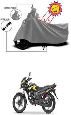 Auto Age Two Wheeler Cover for Honda(Grey)