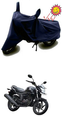 Auto Age Two Wheeler Cover for Honda(Trigger, Blue)